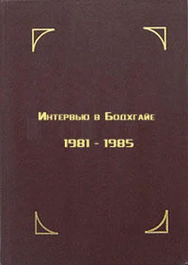 Тезин Гьяцо Интервью в Бодхгайе, 1981-1985