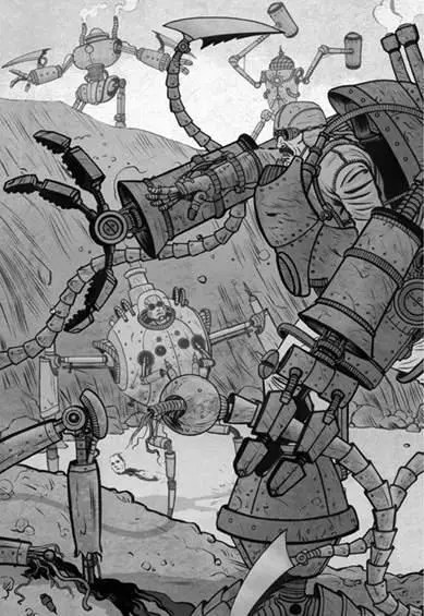 THE QUICKMOVING DEATH MACHINES FANNED OUT AIMING THEIR BOMBHURLERS AND - фото 5
