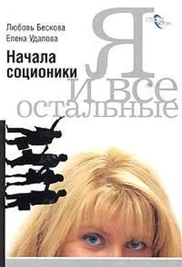 Любовь Бескова Я и все остальные. Начала соционики. обложка книги