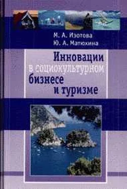 Маргарита Изотова Инновации в социокультурном сервисе и туризме обложка книги