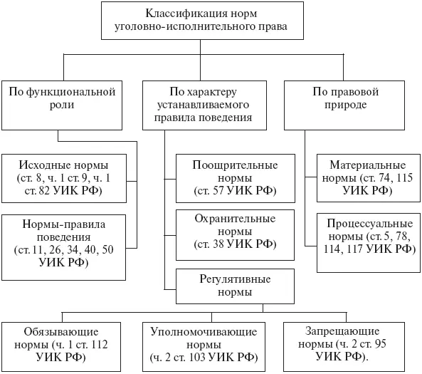 Рис 3 Классификация норм уголовноисполнительного права Регулятивные нормы - фото 4