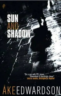 Åke Edwardson Sun and Shadow обложка книги