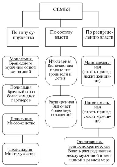 Схема 17 Типология семьи Схема 18 Санкции в системе социального контроля - фото 17