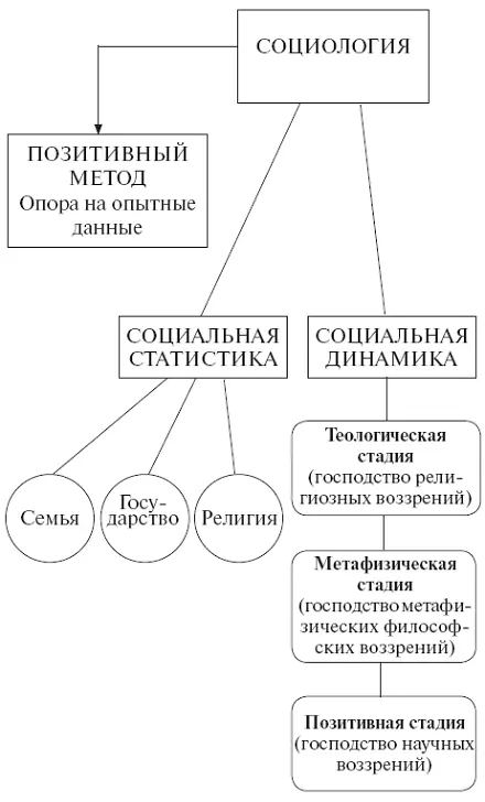 Схема 2 Позитивистская социология О Конта Схема 3 Пирамида наук О Конта - фото 2