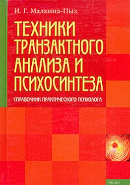 Ирина Малкина-Пых Техники транзактного анализа и психосинтеза обложка книги