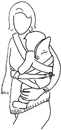 Рис 1916 Рюкзачок для ребенка Уилкинет Wilkinet baby carrier - фото 242