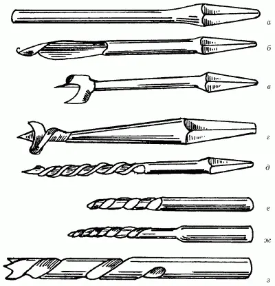 Рис 98 Сверла а б перовые в г центровые д винтовое ез - фото 100