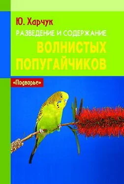 Юрий Харчук Разведение и содержание волнистых попугайчиков обложка книги