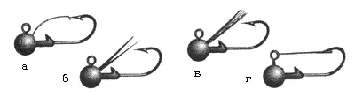 Рис 31 Незацепляющиеся джигголовки а с проволочной петелькой б с - фото 5