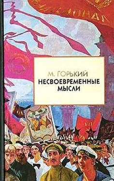 Максим Горький Несвоевременные мысли обложка книги