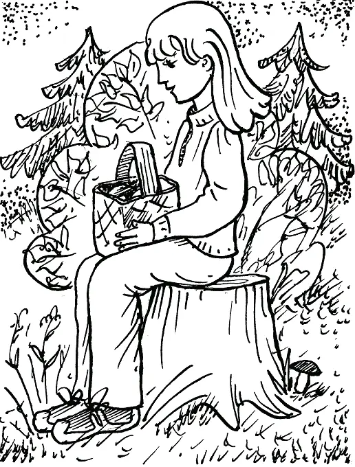 Темной ночью черный кот Ловит мышку у ворот Читали мы книжку про птичек - фото 37