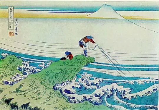 Misted mystic Fuji over water Air that comes clean to my nostrils There is - фото 6