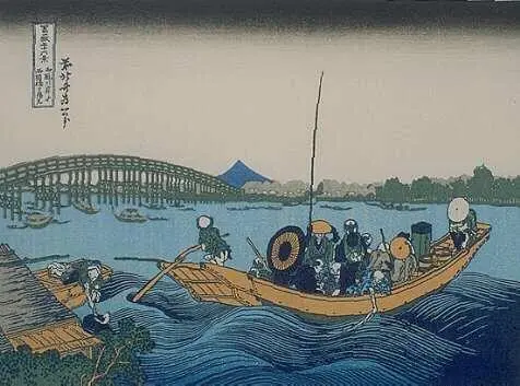 And so I come to the place of crossing The print shows a ferryman bearing a - фото 22