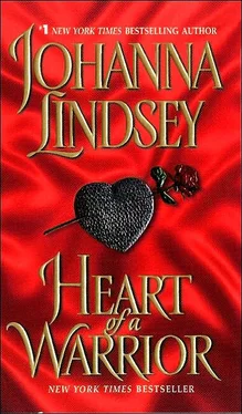 Johanna Lindsey Heart of a Warrior обложка книги