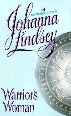 Johanna Lindsey Warrior’s Woman обложка книги
