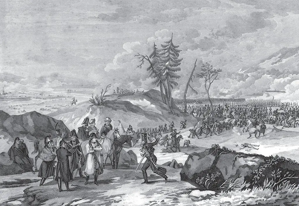 Джон Август Аткинсон Отступление армии Наполеона из Лейпцига в 1813 г - фото 173