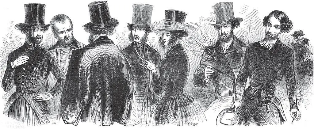 Анри Валентен Мужская мода времен Июльской монархии 1840 10 Конфликт между - фото 209