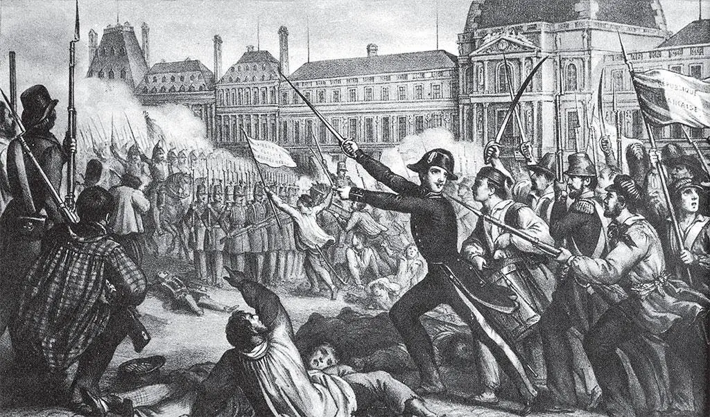 Штурм дворца Тюильри Гравюра 1848 3 Расширение избирательного права ужаснуло - фото 213