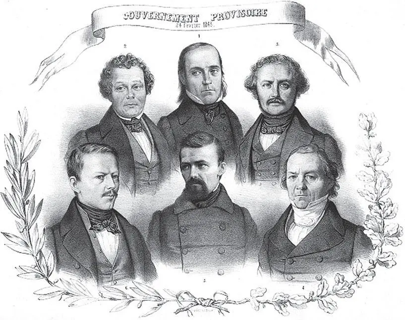 Временное правительство 24 февраля 1848 г Вверху слева направо Паже Кремо - фото 218