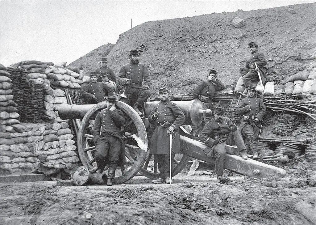 Французские артиллеристы на линии фронта 23 июля 1870 г 9 А Германия играла - фото 233
