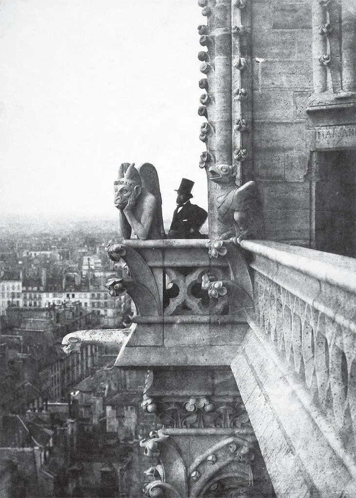 Химеры Парижа Фотография Шарля Негре 1853 Бульвар Монмартр Фотография - фото 240