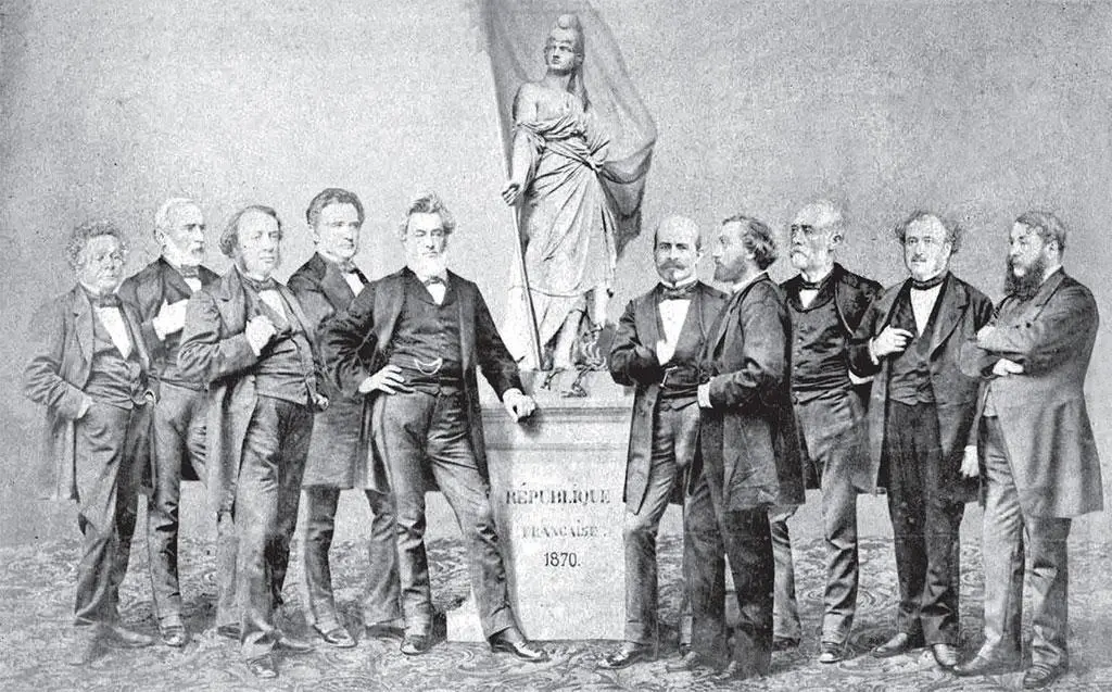 Члены правительства национальной обороны Фотография 4 сентября 1870 Жюль - фото 245