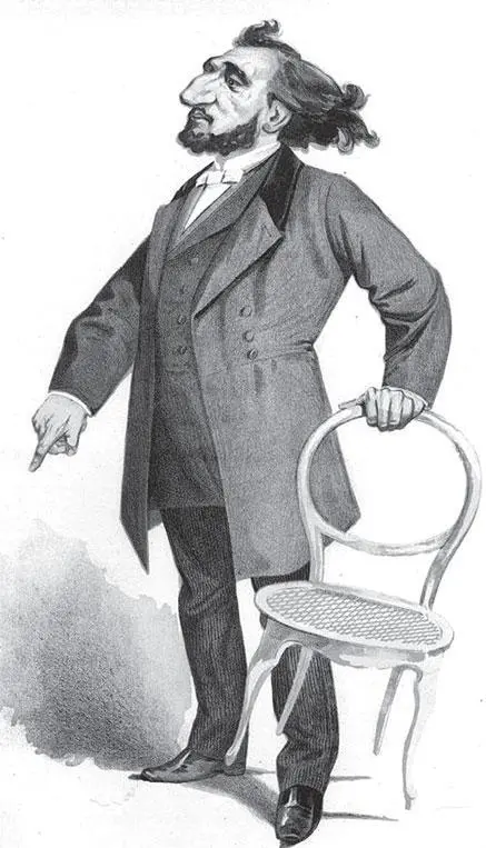 Чарлз Лойе Леон Гамбетта Карикатура из журнала Vanity Fair 1872 6 Но до - фото 254