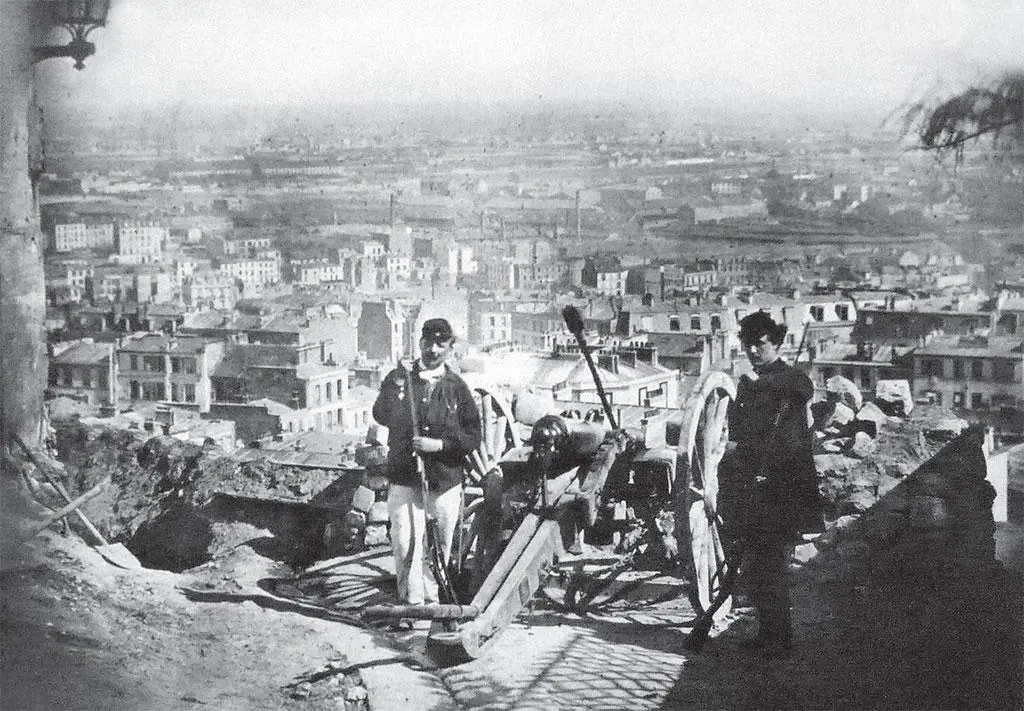 Парижская коммуна Баррикады на Монмартре Фотография 1871 7 Монархисты - фото 255