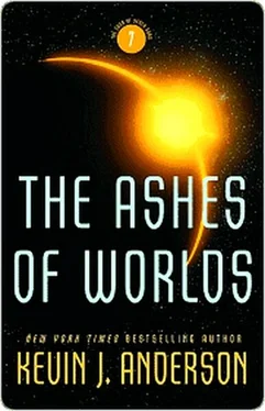 Kevin Anderson The Ashes of Worlds обложка книги