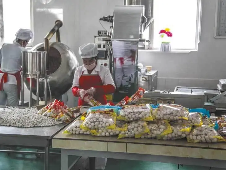 На фабрике по производству пищевых продуктов в Вонсане Ситуация с обеспечением - фото 23