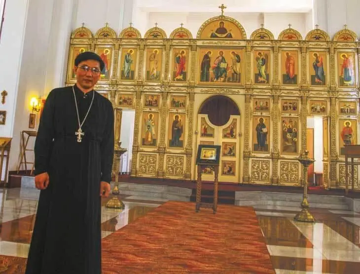 Один из уголков России в КНДР православный храм Святой Живоначальной Троицы - фото 37