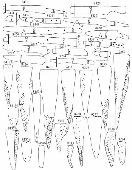 Рис 61 Мякинино2 Кузнечные изделия XVI начала XVII в и технологические - фото 77