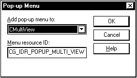 Рис 35 Диалоговая панель Popup Menu Название идентификатора контекстного - фото 57
