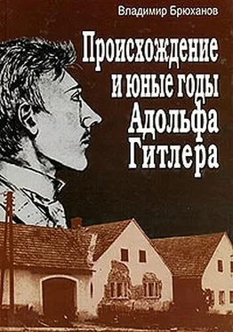 Владимир Брюханов Происхождение и юные годы Адольфа Гитлера обложка книги