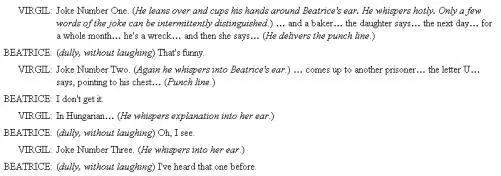 They have conversations like that at first the taxidermist said A mixture - фото 21