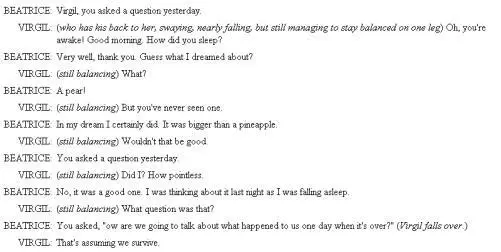 Thats the key question in the play how they are going to talk about what - фото 22