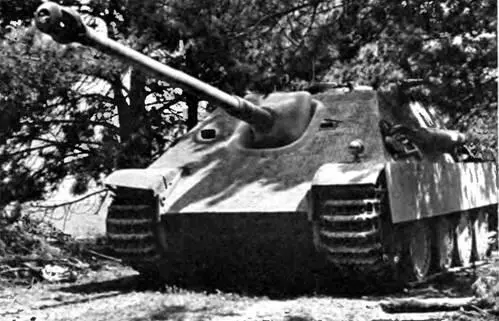 Ягдпантера на позиции в засаде Франция 1944 год 5 января 1943 года на - фото 179