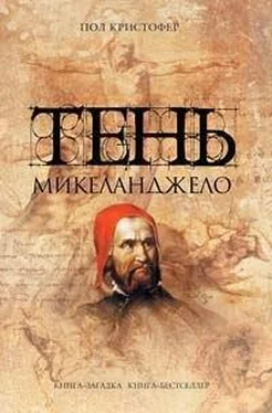 Пол Кристофер Тень Микеланджело обложка книги