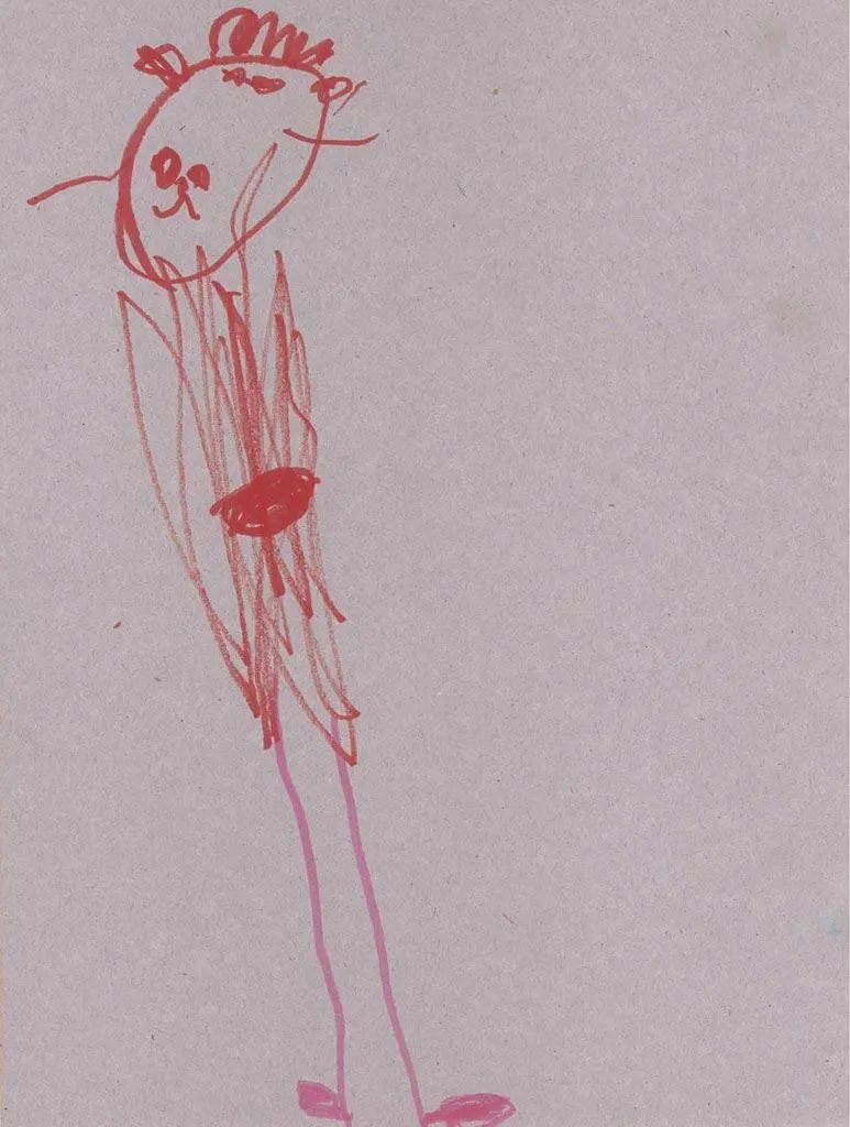На рисунке фигурка человека сжата наклонена к краю листа неустойчива - фото 179