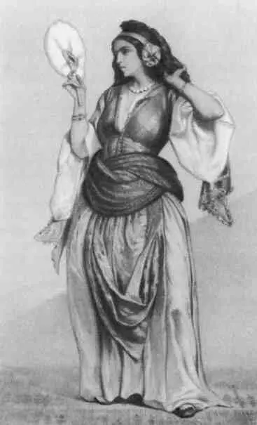 А Вида Знатная египтянка 1844 г П Труйебер Служанка гарема 1874 г - фото 8
