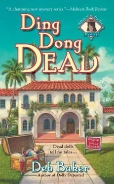 Deb Baker Ding Dong Dead обложка книги