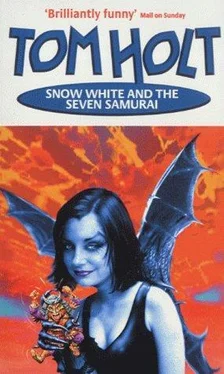 Tom Holt Snow White and the Seven Samurai обложка книги