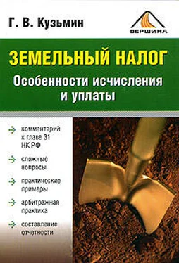 Г Кузьмин Земельный налог. Особенности исчисления и уплаты обложка книги