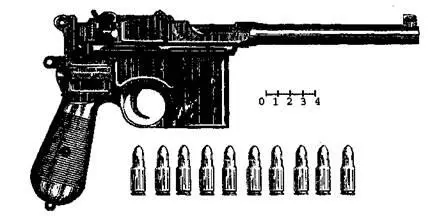 Рис 39 Пистолет Маузер К96 выпуска 1912 г Характерной особенностью - фото 39