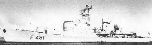 ФРЕГАТ COMANDANTE HERMENEGILDO CAPELO ОСНОВНЫЕ ТАКТИКОТЕХНИЧЕСКИЕ ЭЛЕМЕНТЫ - фото 304