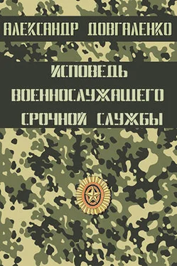 Александр Довгаленко Исповедь военнослужащего срочной службы обложка книги