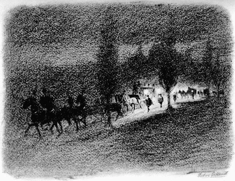 BY THE SIDE OF THE HEARSE AND THE COACHES WALKED THE SERVANTS WITH LIGHTED - фото 16