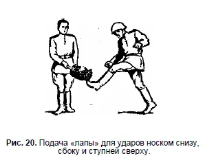 После изучения отдельных ударов в одношереножном строю и на мешках проводится - фото 18