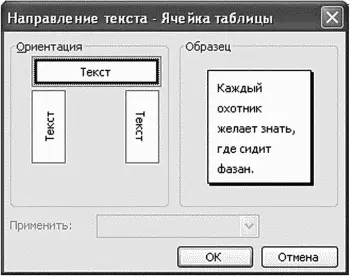 Рис 153 Направление текста в ячейках Вы хотите приукрасить свою таблицу - фото 162