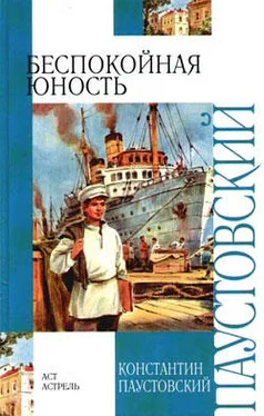 Константин Паустовский Беспокойная юность обложка книги